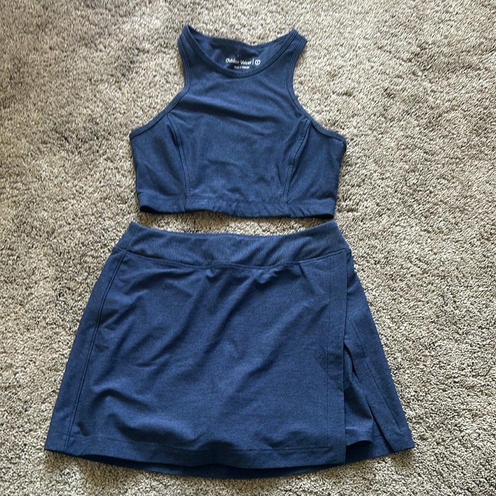 Outdoor Voices Blue and Grey Women's Skort sets